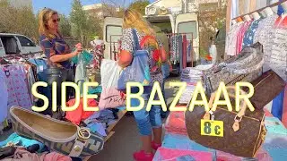 🇹🇷 SIDE WEEKLY BAZAAR ON SATURDAYS / Replica in TÜRKIYE #side #turkey #Antalya #bazaar