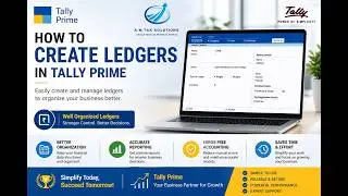 How to Create Ledger In Tally Prime I Tally Prime Me Ledgers Kaise Banaye