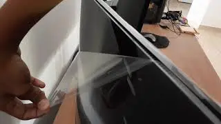 Peeling plastic (asmr)