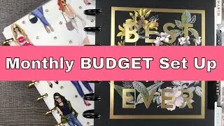 TWO ways to set up your MONTHLY Happy Planner as a BUDGET PLANNER