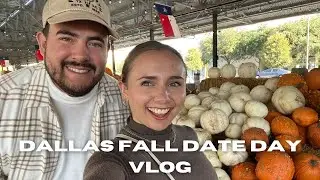 Dallas Fall Date Day Vlog | Dallas Farmers Market & Luxury Shopping at Legacy West in Plano