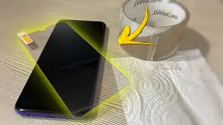 How to perfectly and easily apply a screen protector to your smartphone 👈 even a child can do it