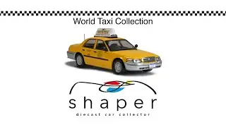 World Taxi Tour: diescast models 1:43 Scale Collection of Taxis / Digital Car Museum
