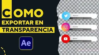 ✅ COMO EXPORTAR SIN FONDO EN AFTER EFFECTS ✅