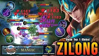Zilong OP Gameplay | Zilong Crazy Critical Damage | Zilong Ultimate Build | MLBB