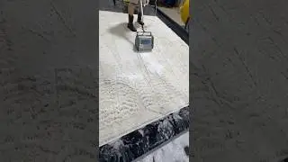 Dirty rug gets a scrub. #rugcleaning #rugwashing #asmr #cleaning #shorts