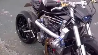 That's a True Two Wheeled Terror! Twin Turbo Motorcycle for the WIN!