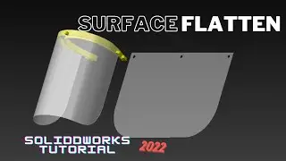 Surface Modeling: Flatten Surface | Solidworks Tutorial 2022 | Laser Cutting Tip