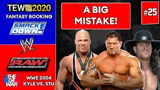 HUGE BOOKING ERROR! | WWE 2004 RAW VS SMACKDOWN | E25 | Total Extreme Wrestling 2020