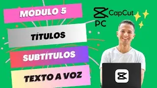 MÓDULO 5: Títulos, Textos con efectos, Voz a Texto y Subtítulos a profundidad en CapCut PC