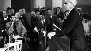 Bertrand Russell - Reading of lecture delivered on March 6, 1927