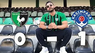 DENİZLİSPOR - KASIMPAŞA MAÇINA VIP GİRDİM !! ( MAÇIN ÖZETİ GOLLERİ )