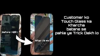 display glass border repair trick