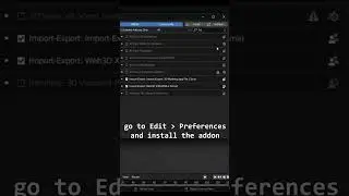 3D Modeling App Blender addon 