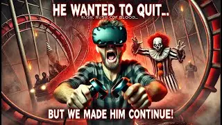 😂 HE WANTED TO QUIT... BUT WE MADE HIM CONTINUE! – Until Dawn: Rush of Blood (PSVR)