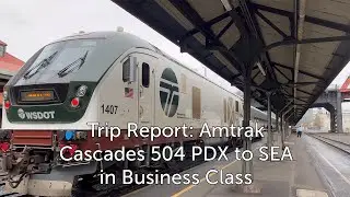 Trip Report: Amtrak Cascades 504 PDX to SEA in Business