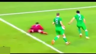 Неудачные финты футбольных звезд.