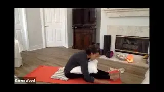 Karen Wood - Relaxing deep stretch 1 hr yoga practice