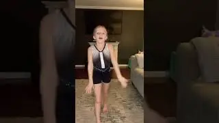 Challenging a Gymnast to Dance 🤭 #shorts #gymnast #dance