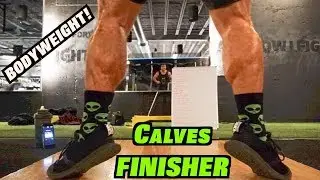 Intense 10 Minute At Home Calf Workout Bodyweight Finisher