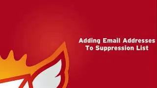 Adding Email Addresses To Suppression List