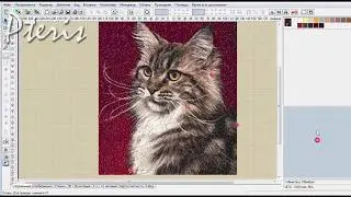 Обработка дизайна фотовышивки в программе Embird