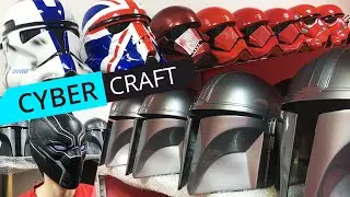 How we make our Helmets. Cyber Craft Workshop.