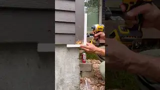 Easy way to fix rotten trim boards. 