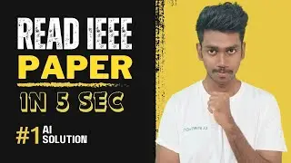 Best Tool to Read IEEE Paper in seconds | Online Tool | PDF to Solution