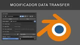 Como utilizar o Modificador DataTransfer no Blender 2.8