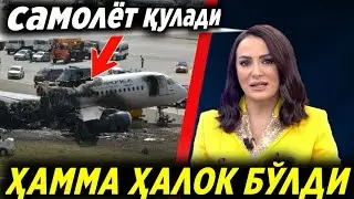 ФОЖИЯ!  САМОЛЁТ ҚУЛАДИ. ХАММА ВАФОТ ЭТДИ