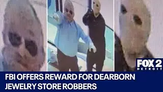FBI offers reward in masked armed robbery of Dearborn jewelry store last summer