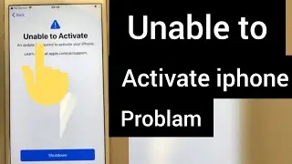 unable to activate iphone  New viedo 2021 activate 100% solution