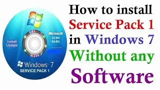 How To Convert Window 7 From Service Pack 1 | Without Download Any File
