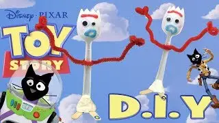 ∙✭∙ DIY - COMMENT FAIRE FOURCHETTE / FORKY de TOY STORY 4 (How to make FORKY) ∙✭∙