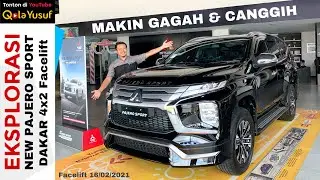 Eksplorasi Mitsubishi Pajero Sport Facelift 2021 Tipe Dakar 4x2 - Makin Gagah Canggih dan Safety