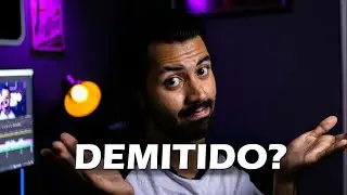 LARGUEI MEU EMPREGO PARA TRABALHAR COM AUDIOVISUAL!