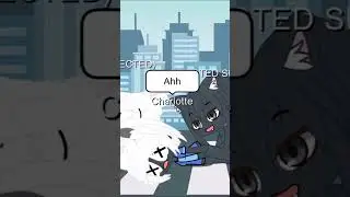 white&grey wolf transfur (gacha club)