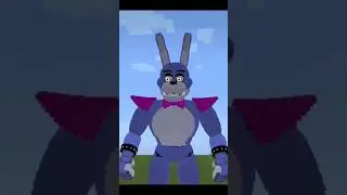 Глэмрок Бонни в Майнкрафт фнаф fnaf Minecraft