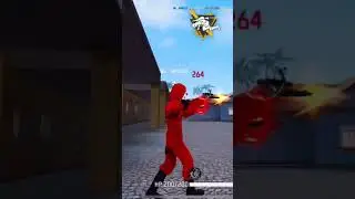 Red Criminal❤️1 vs 4 Free fire|| Can I kill a whole squad solo Handly? 👿part-2  #shorts #viral
