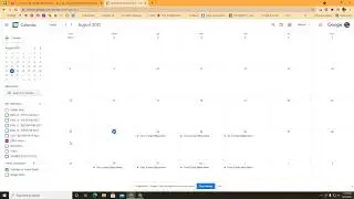 Google CALENDAR:  Create "Office Hours" Calendar