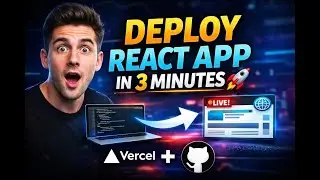 Deploy React App in 5 Minutes 🚀 | Vercel + GitHub