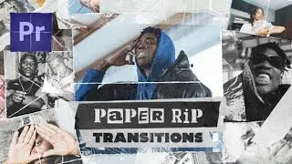 Premiere Pro Template: Paper Rip Transitions