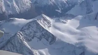 Flying over the Swiss Alps
