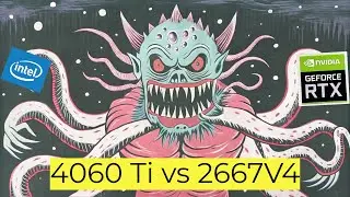 4060 Ti 16GB VS XEON 2667 V4 ЕСТЬ ЛИ ЖИЗНЬ НА МАРСЕ? MACHINIST E5-RS9 40GB DDR4 Cyberpunk 2077 2025