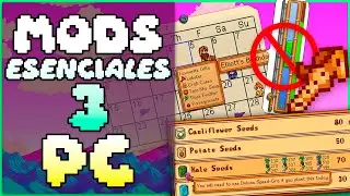 ✅ TOP 15 MODS ESENCIALES 3 en STARDEW VALLEY | PC