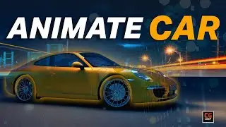 Easily Animate a Car and Rotate any Axis Direction in 3ds max | Basic Animation Tutorial | Rigging