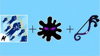 Blox Fruit Combo God human + Dark Fruit + Venom Bow