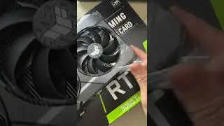 Unboxing Asus TUF RTX3060Ti 8G #gaming #pcbuild