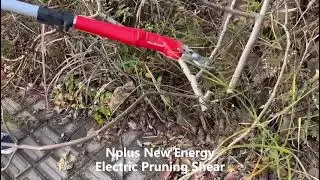 Large diameter electric scissors with extension rod #electricproducts #nplus